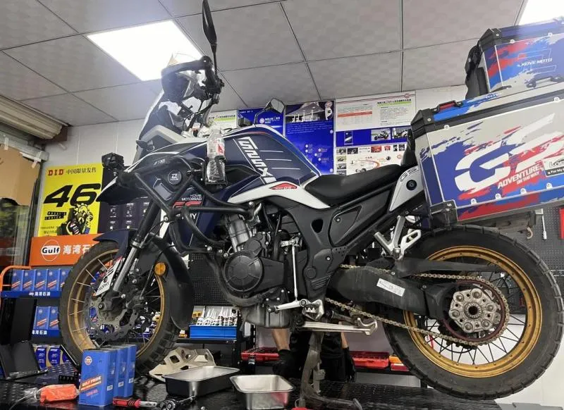 Техобслуживание мотоциклов в Китае, перед отгрузкой в Россию